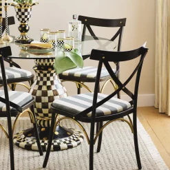 Courtly Check Ceramic Pedestal Table Base