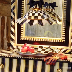 Courtly Check Ceramic Serving Platter