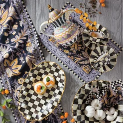 Courtly Check Ceramic Serving Platter