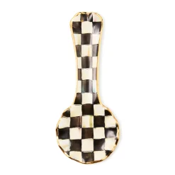 Courtly Check Ceramic Spoon Rest