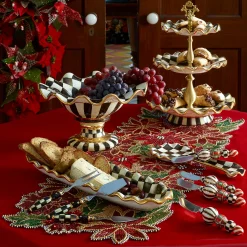 Courtly Check Ceramic Spoon Rest