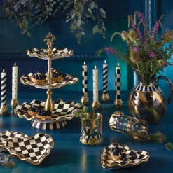 Courtly Check Ceramic Three Tier Sweet Stand