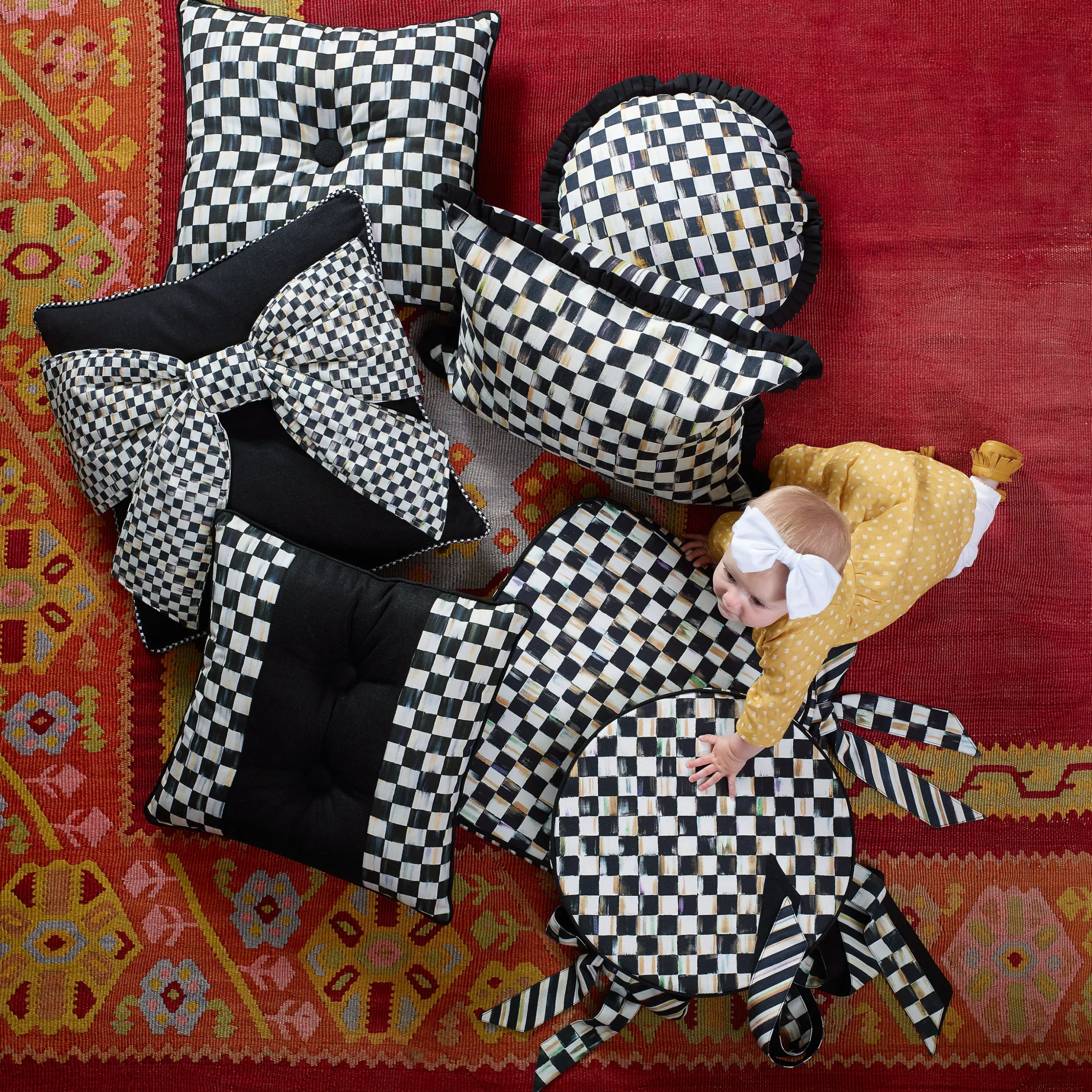 Courtly Check Chair Cushion