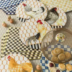 Courtly Check Cork Back Placemats, Set of 4