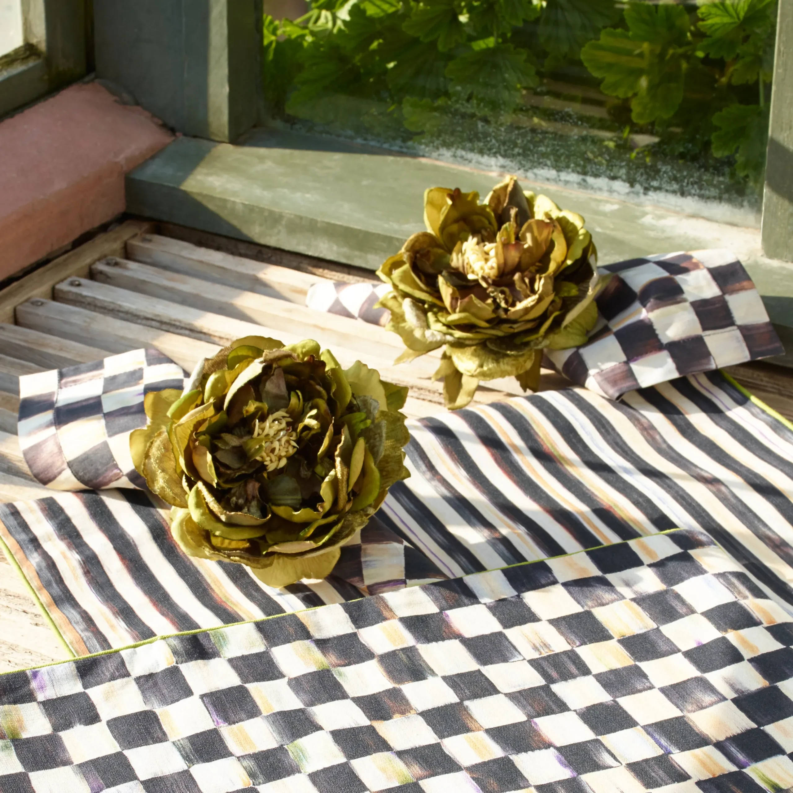 Courtly Check Cotton Napkin