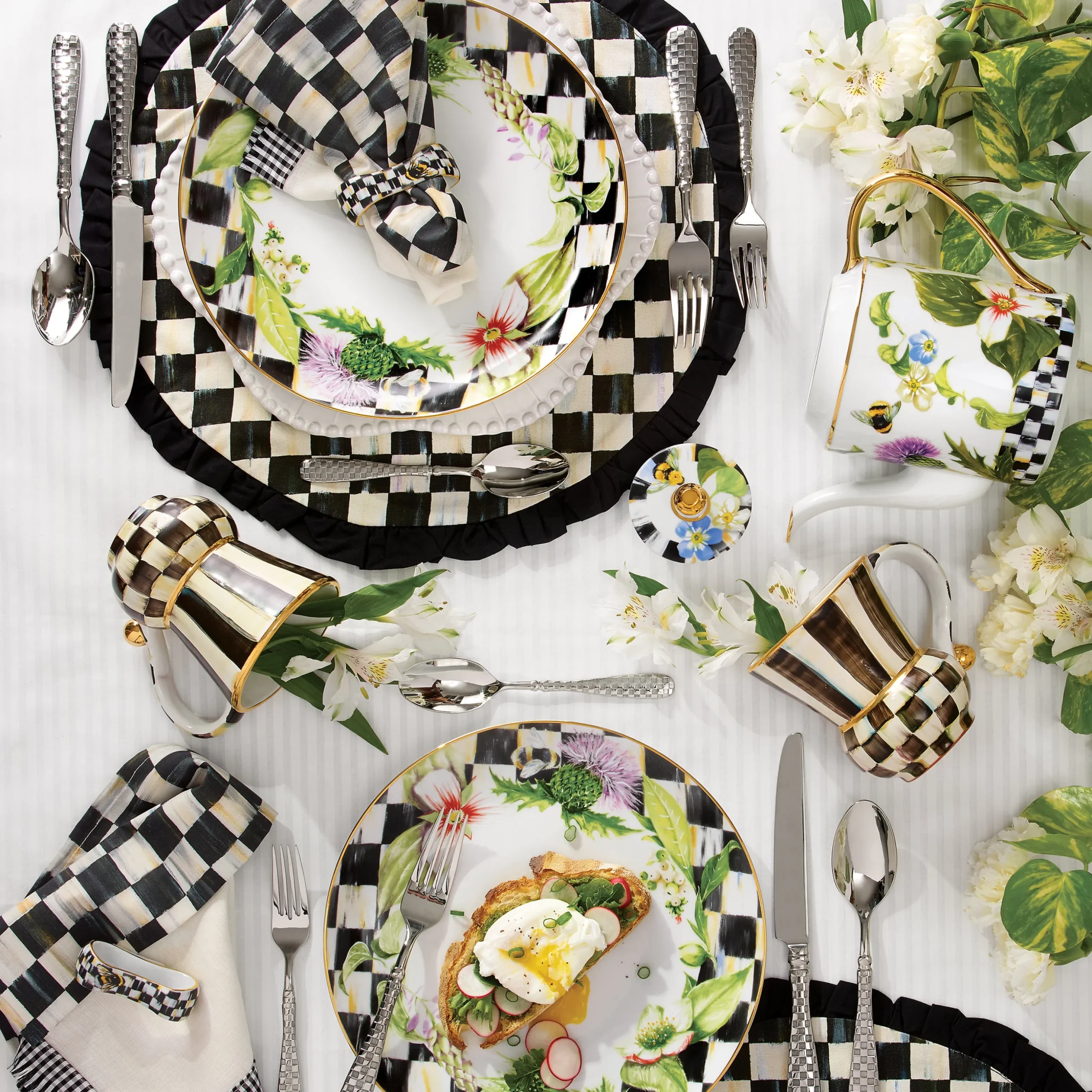 Courtly Check Cotton Napkin