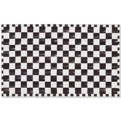 Courtly Checkered 3' x 5' Washable Rug