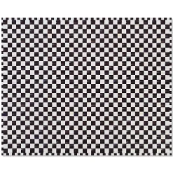Courtly Checkered 8' x 10' Washable Rug