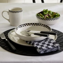 Courtly Check Everyday Bowls, Set of 4