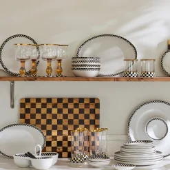 Courtly Check Everyday Bowls, Set of 4