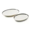 Courtly Check Everyday Oval Platters, Set of 2