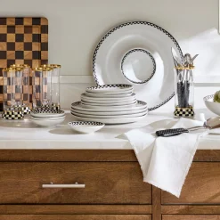 Courtly Check Everyday Small Plates, Set of 4