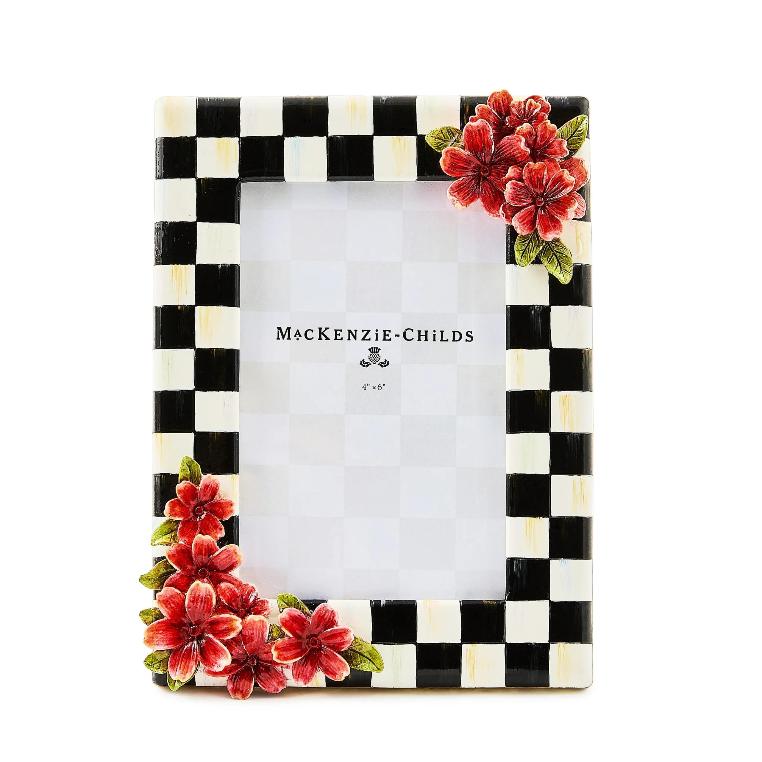 Courtly Check Floral 4" x 6" Frame