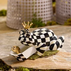 Courtly Check Frog Hide-A-Key