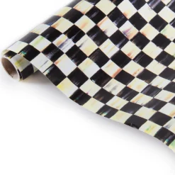 Courtly Check Gift Wrap, Set of 2