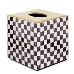 Courtly Check Glass Boutique Tissue Box Cover