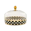 Courtly Check Glass Cake Dome