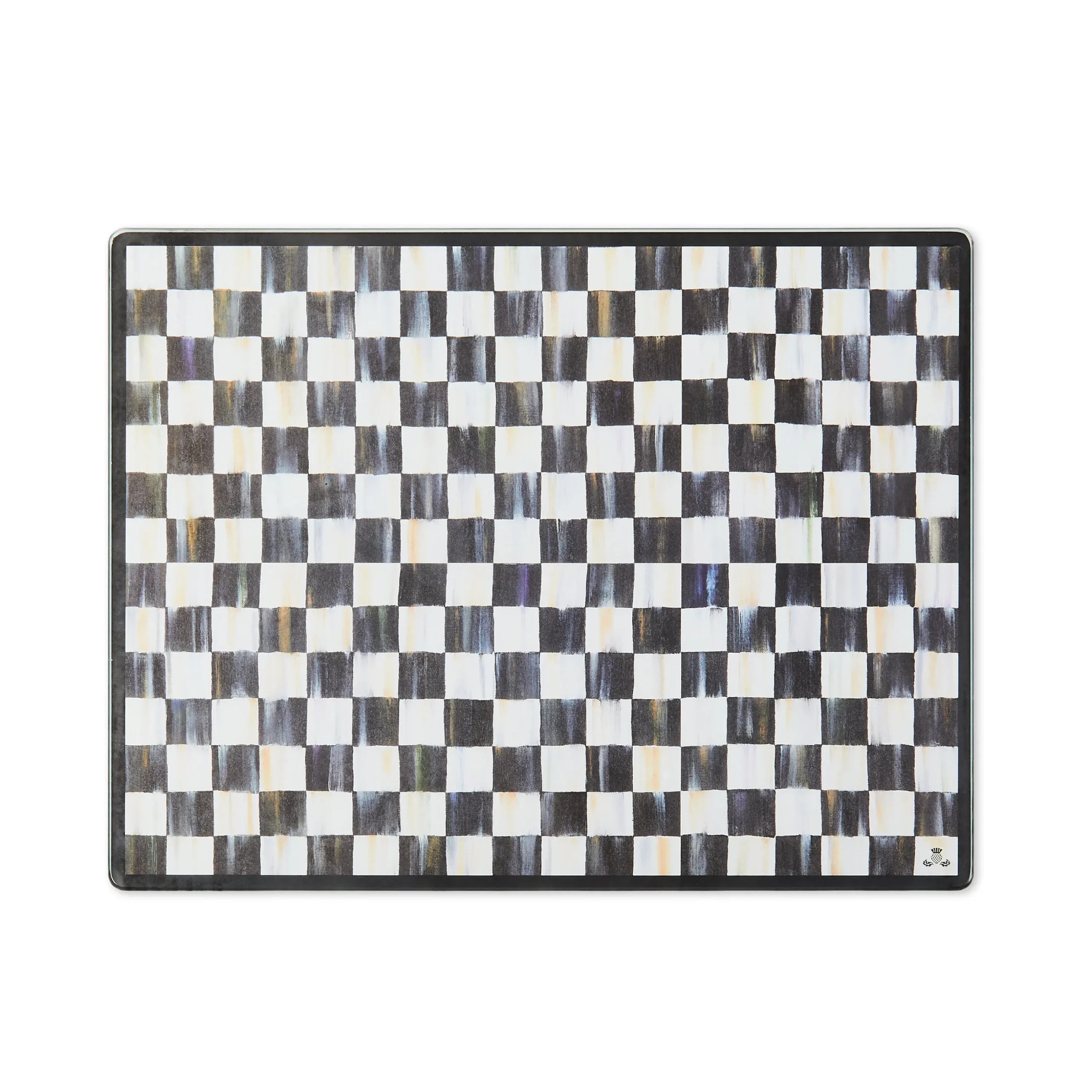 Courtly Check Glass Cutting Boards, Set of 2