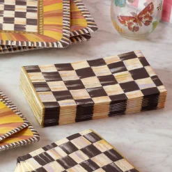 Courtly Check Guest Paper Napkins