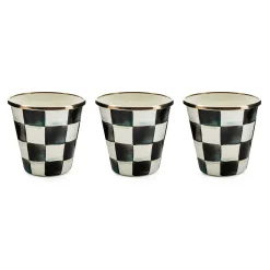 Courtly Check Herb Pots, Set of 3