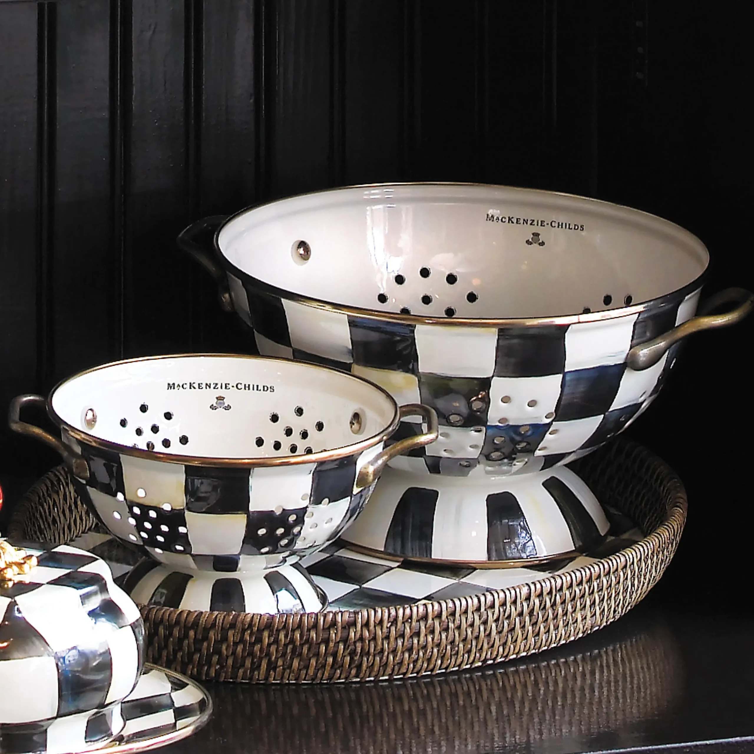 Courtly Check Large Colander