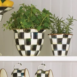 Courtly Check Large Flower Pot