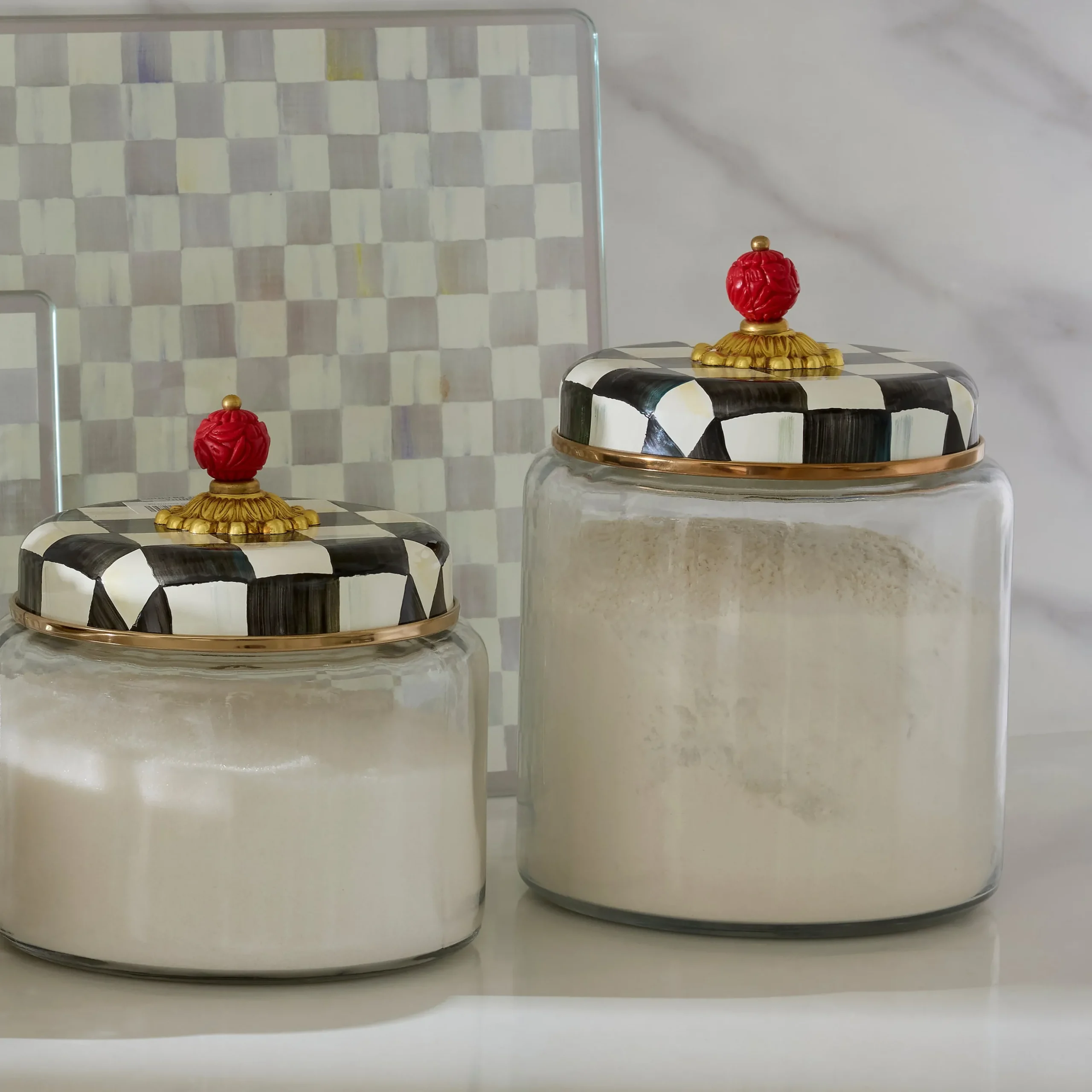 Courtly Check Large Kitchen Canister