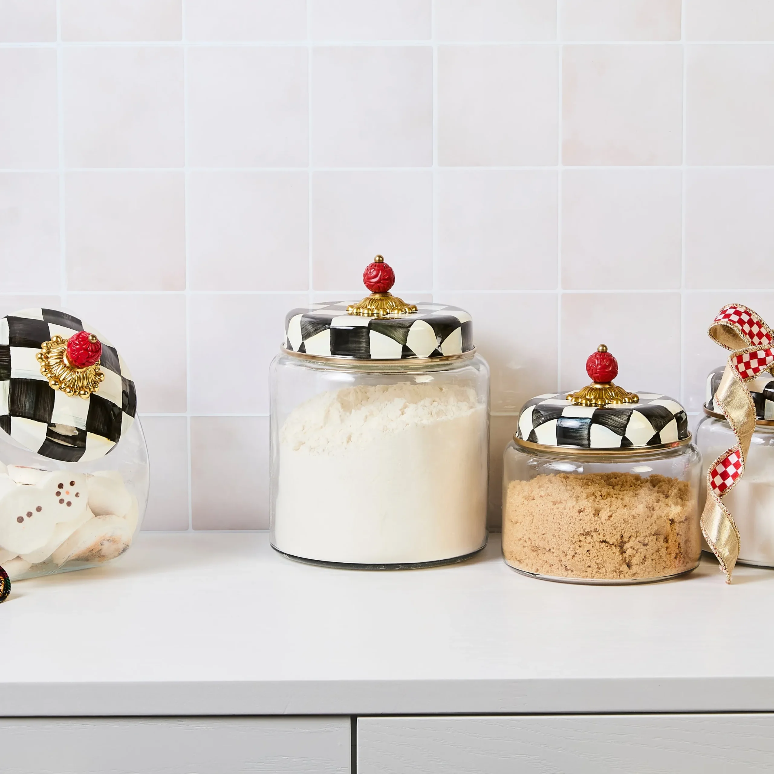 Courtly Check Large Kitchen Canister