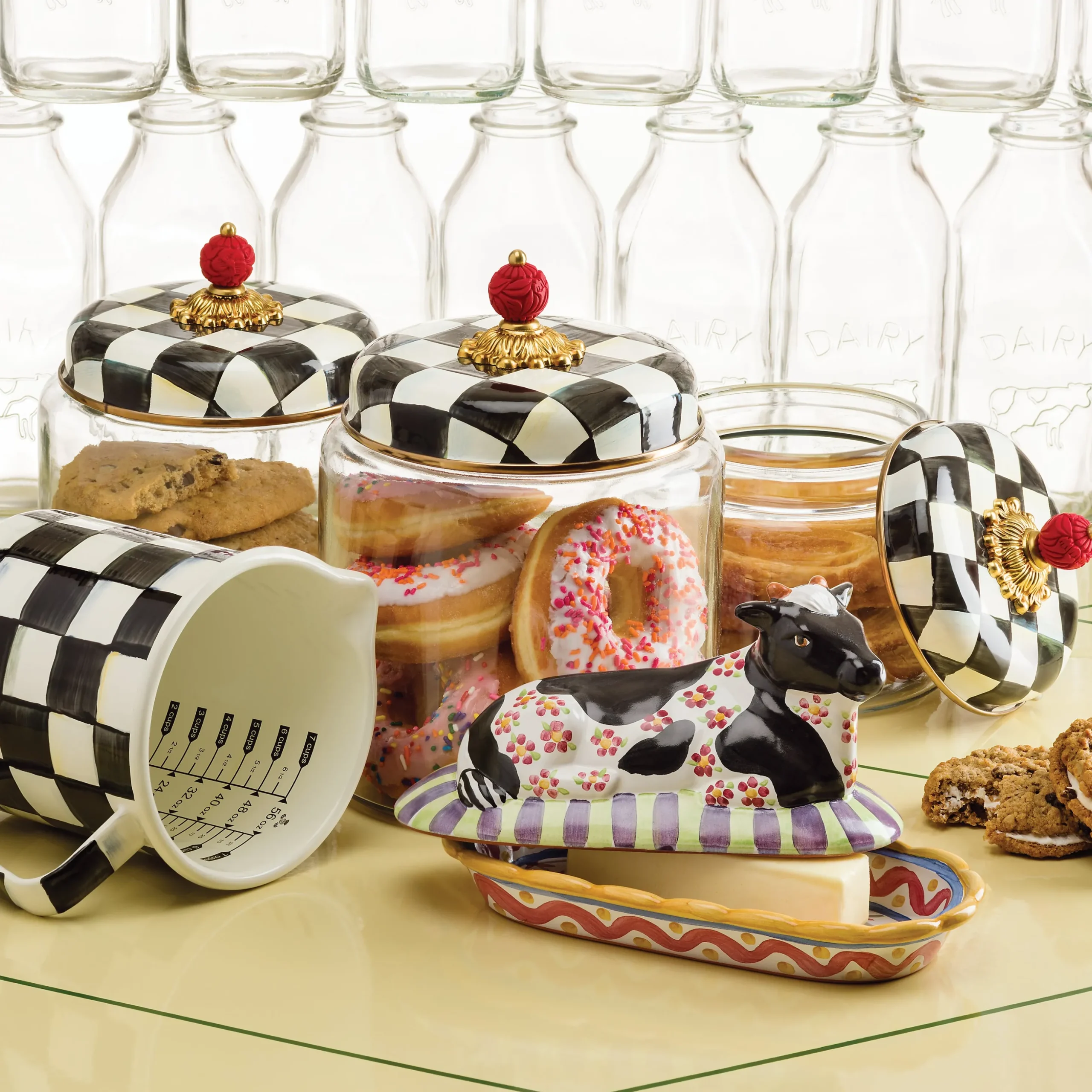 Courtly Check Large Kitchen Canister