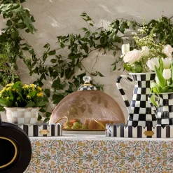 Courtly Check Large Mesh Dome