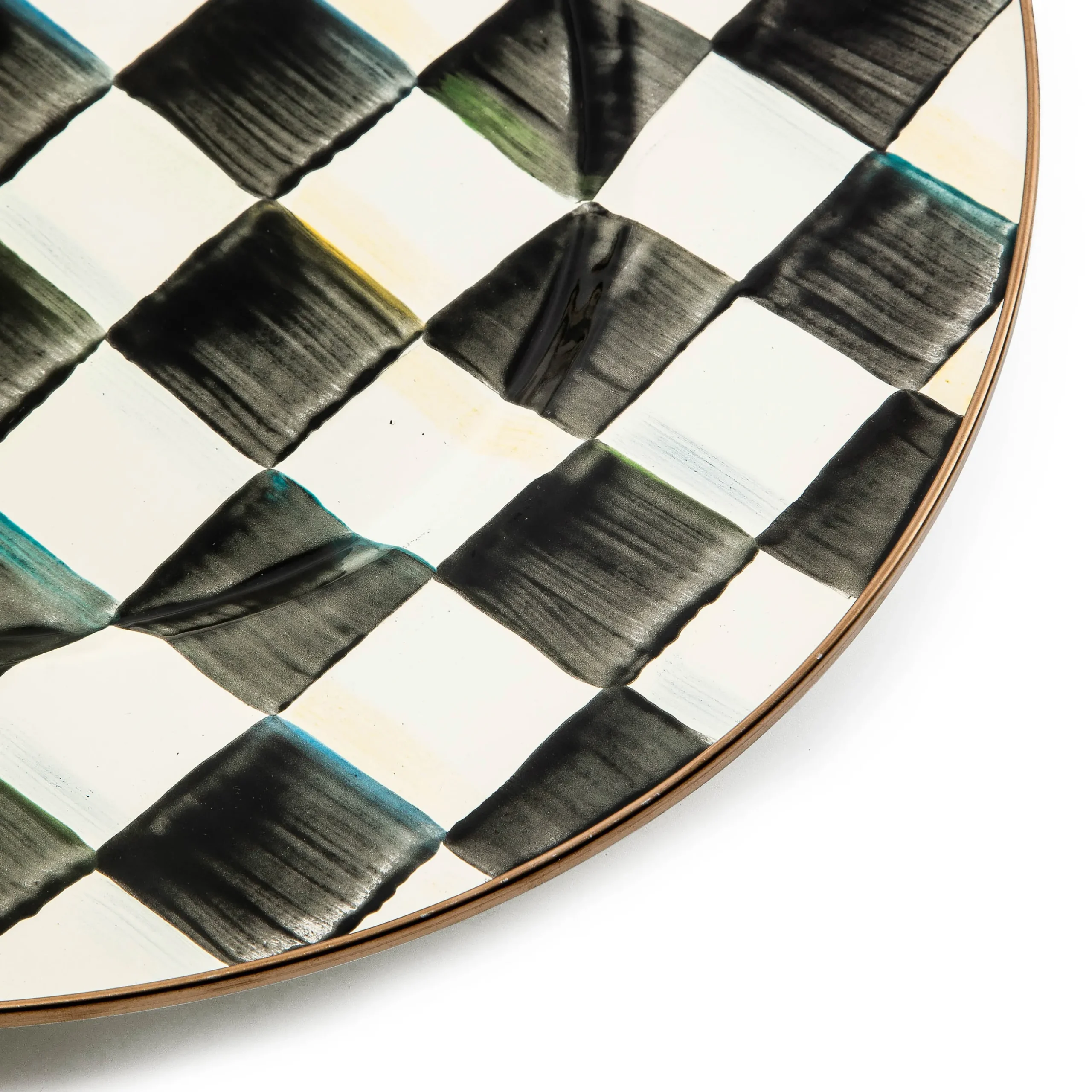 Courtly Check Large Oval Platter