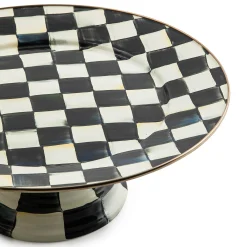 Courtly Check Large Pedestal Platter