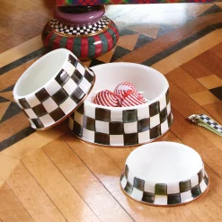 Courtly Check Large Pet Dish