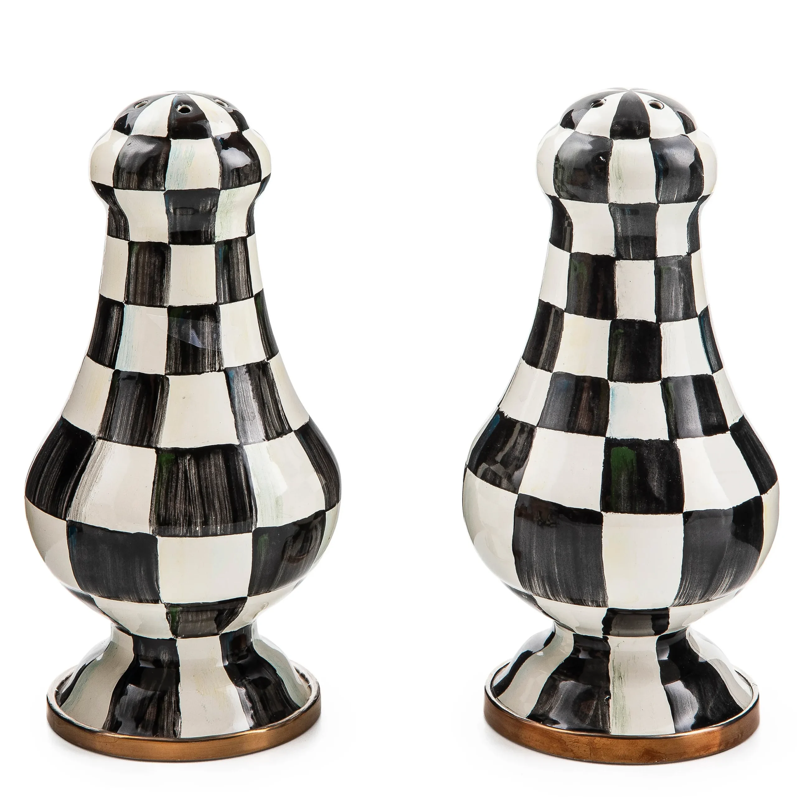 Courtly Check Large Salt & Pepper Shakers