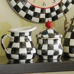 Courtly Check Lidded Sugar Bowl