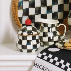 Courtly Check Lidded Sugar Bowl