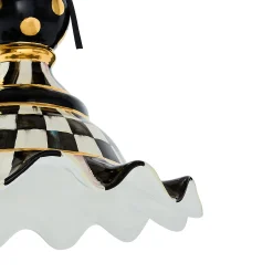 Courtly Check Medium Ceramic Pendant Lamp
