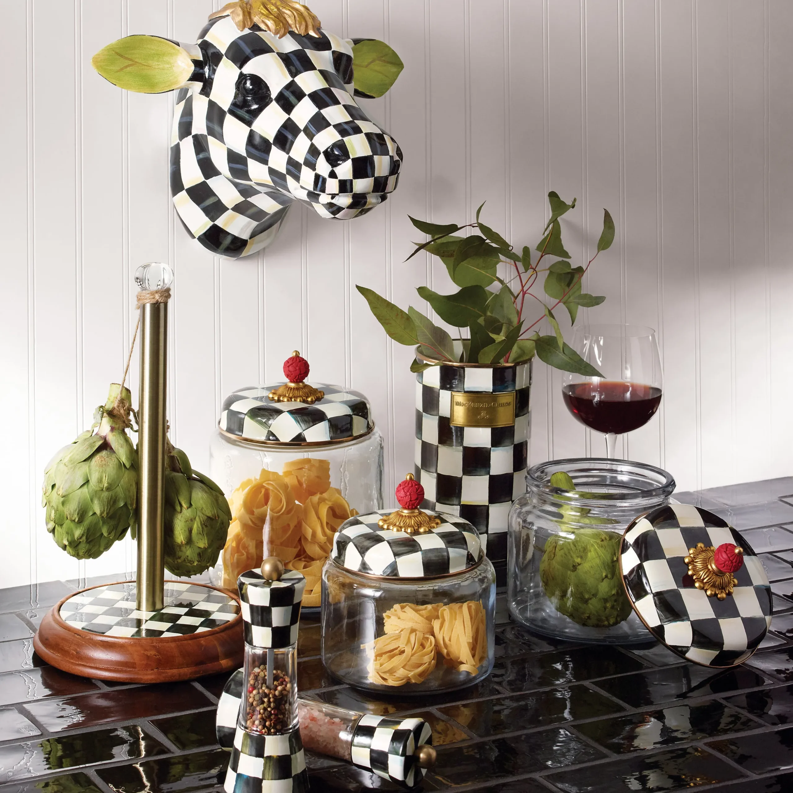 Courtly Check Medium Kitchen Canister