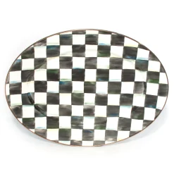Courtly Check Medium Oval Platter