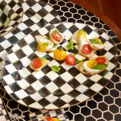 Courtly Check Medium Oval Platter