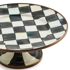 Courtly Check Mini Pedestal Platter