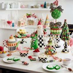 Courtly Check Mini Pedestal Platter