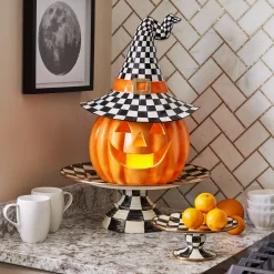 Courtly Check Mini Pedestal Platter