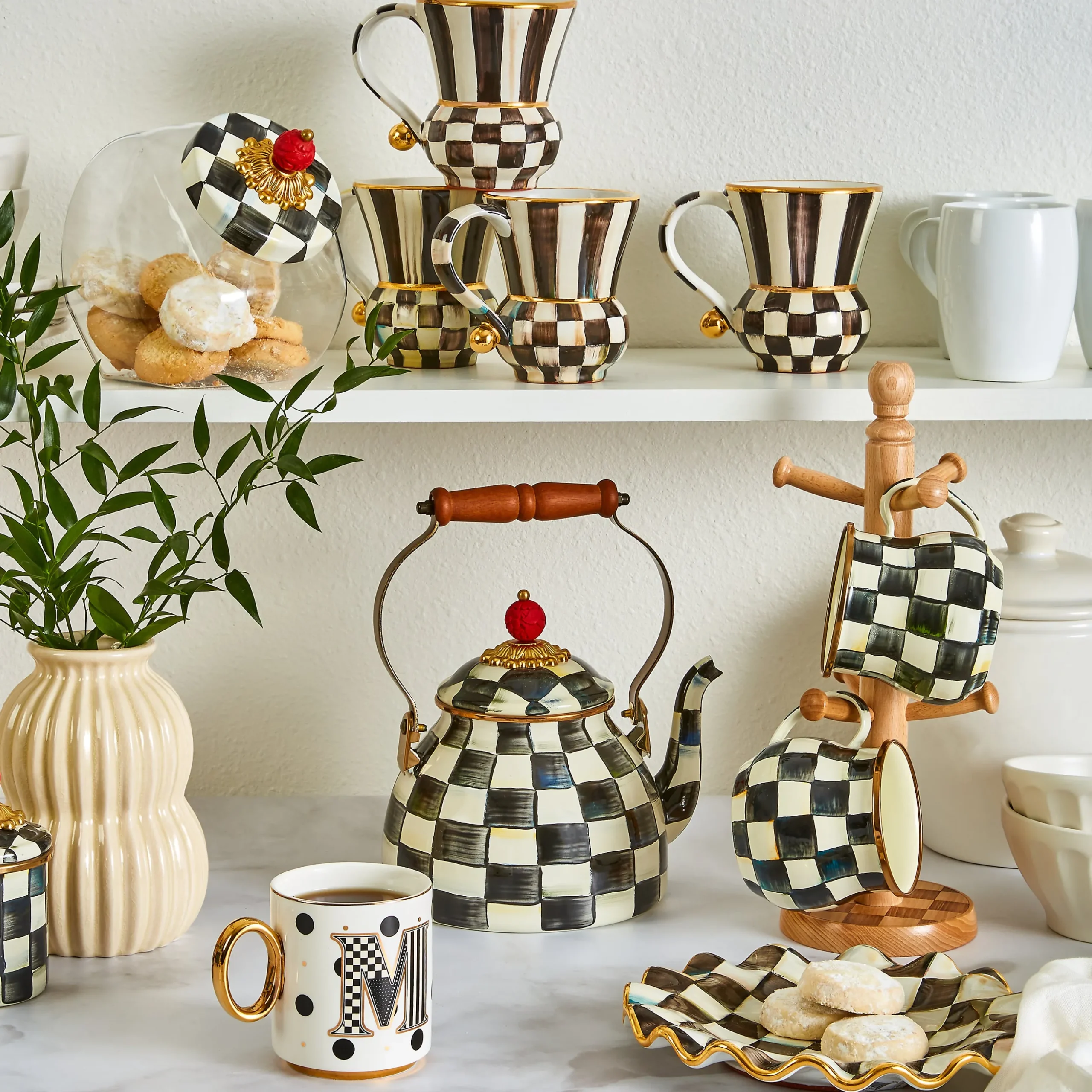 Courtly Check Mug