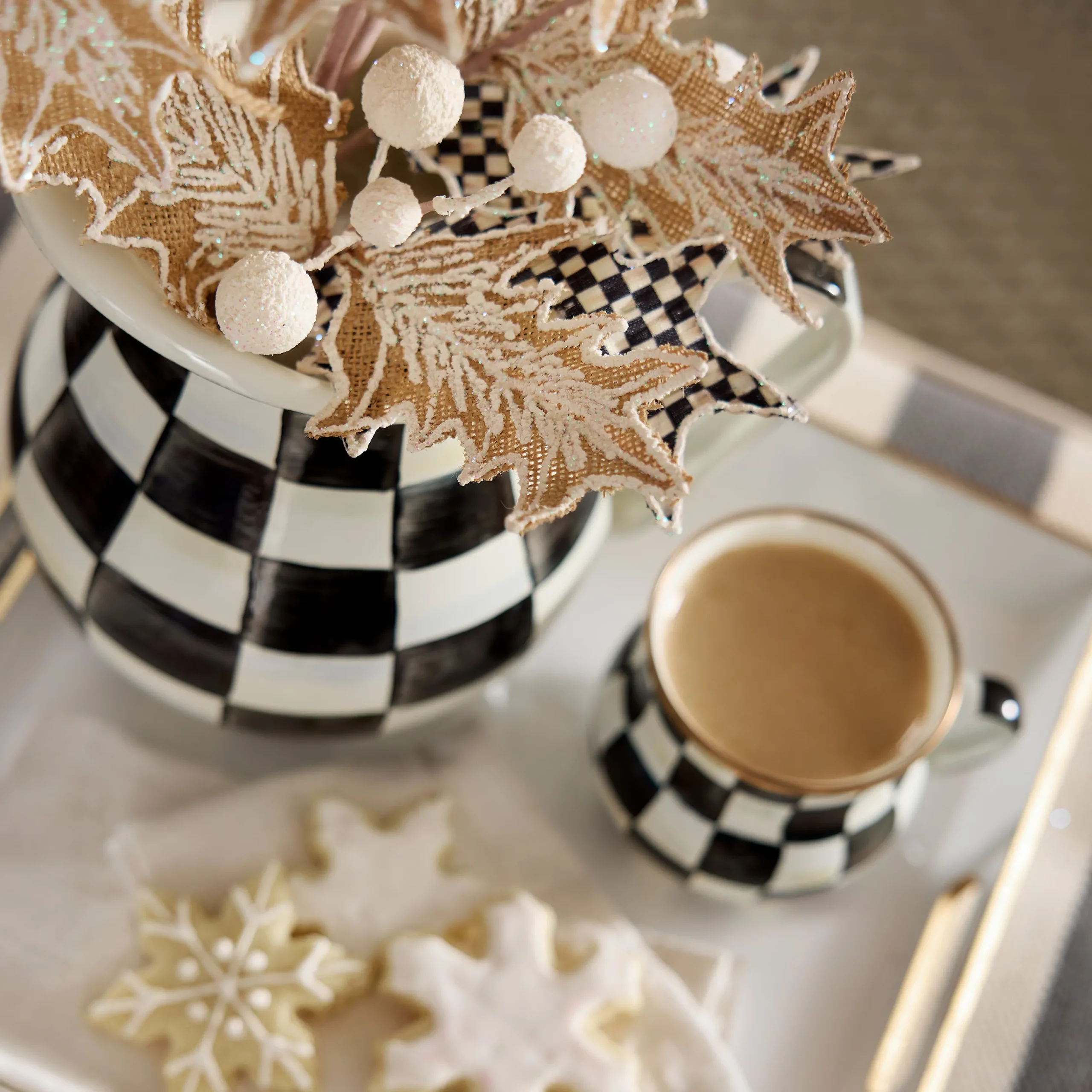 Courtly Check Mug