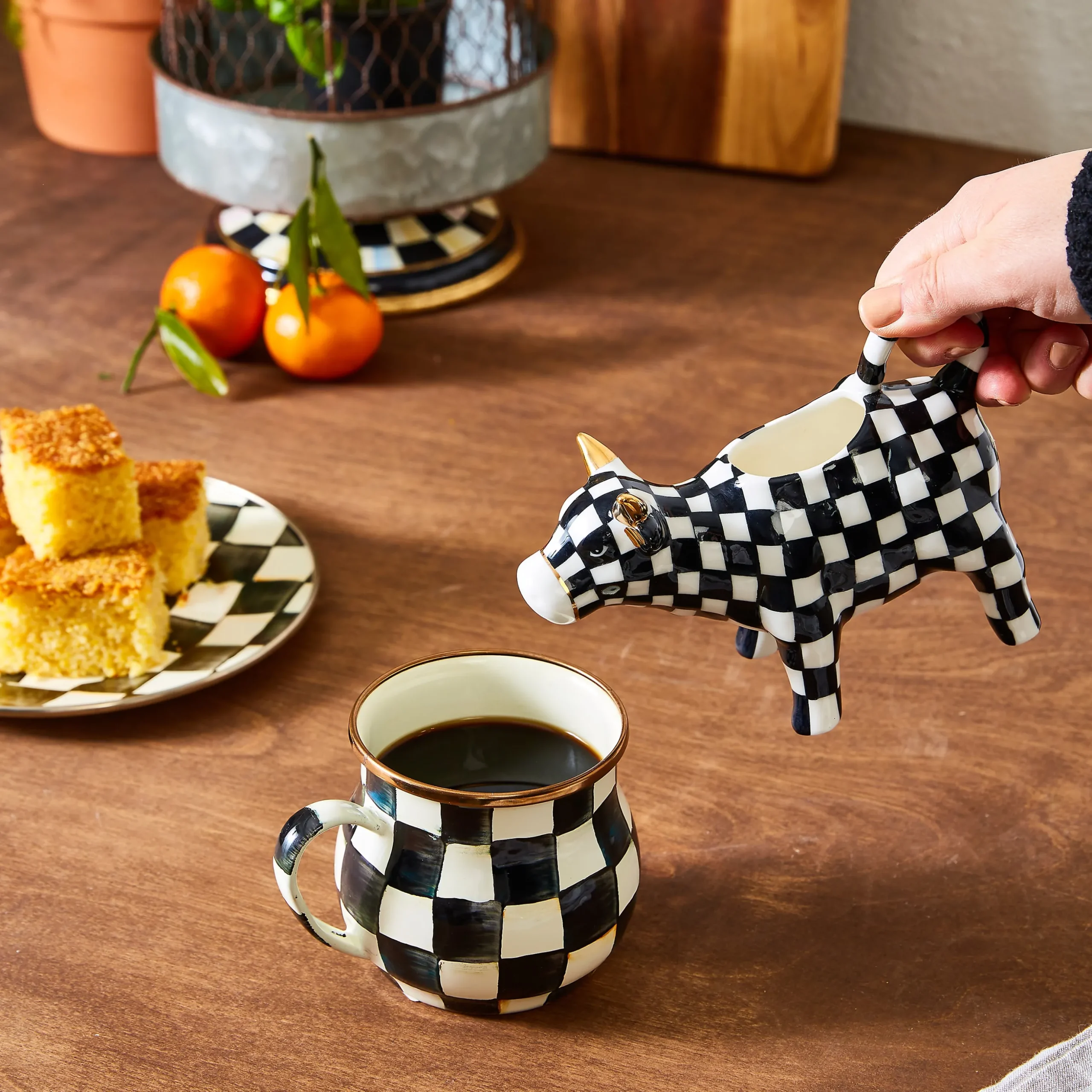 Courtly Check Mug