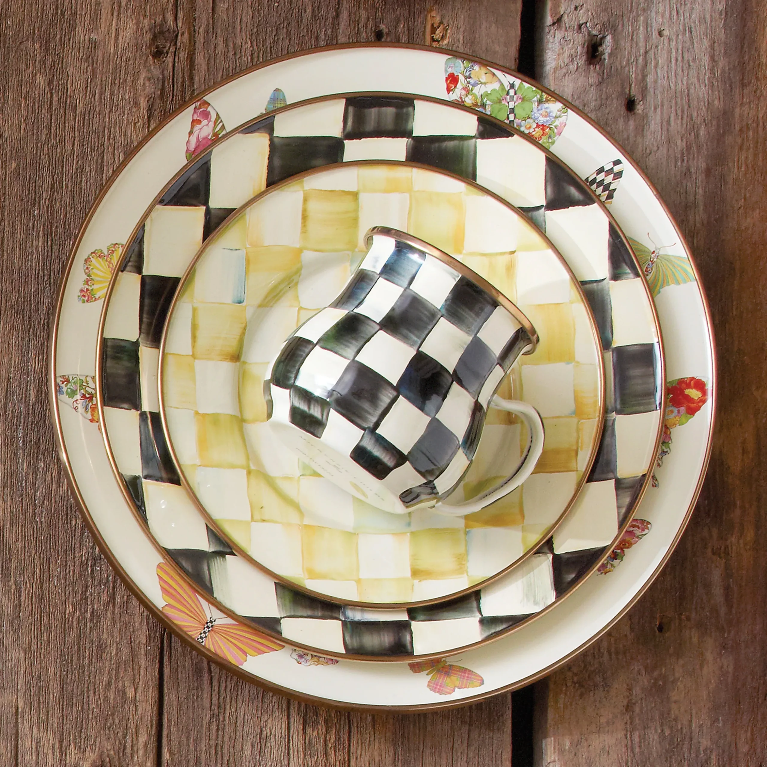 Courtly Check Mug