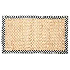 Courtly Check Natural Honeycomb 3' x 5' Jute Rug