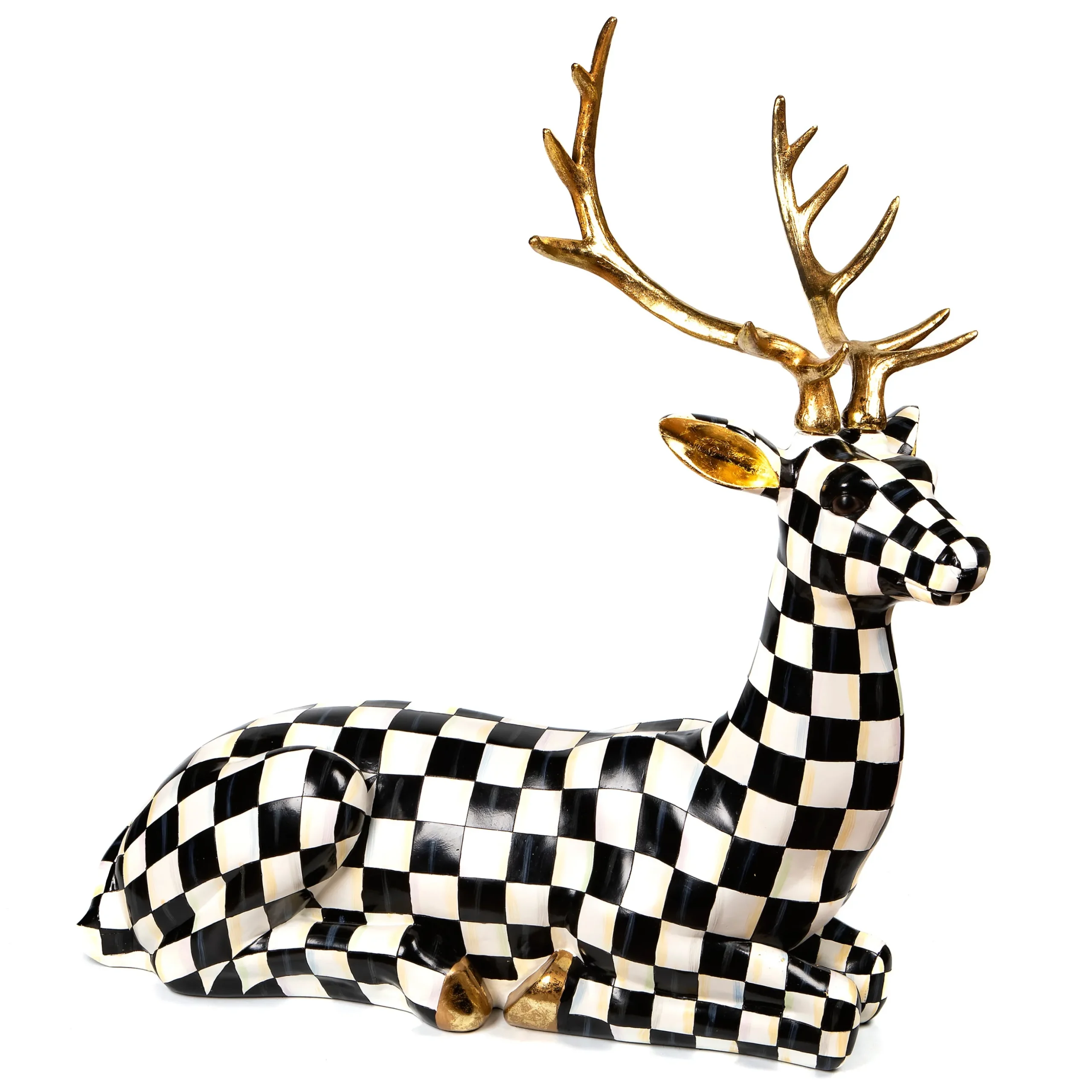 Courtly Check Outdoor Resting Deer