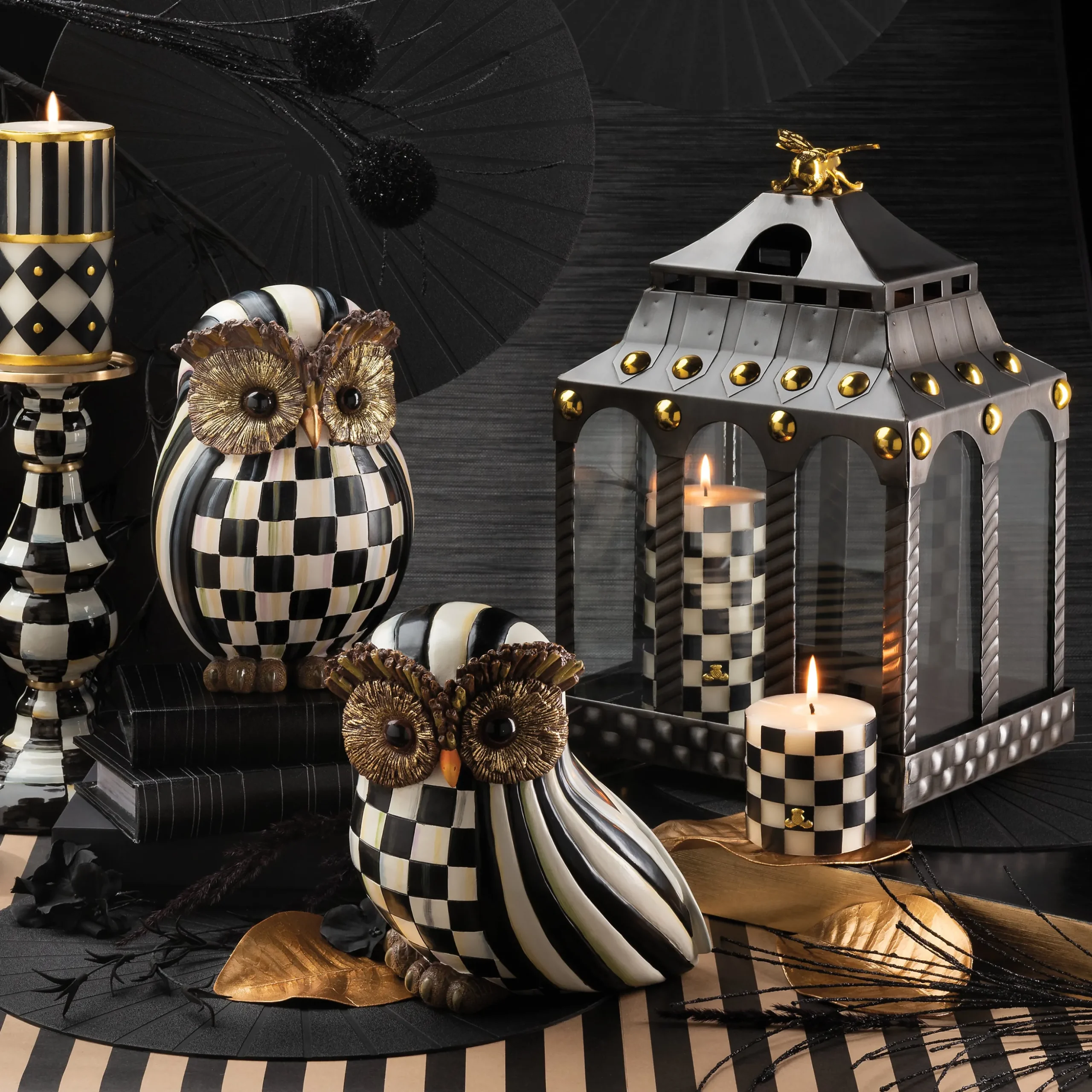 Courtly Check Owl